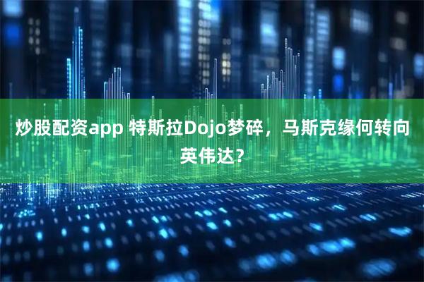 炒股配资app 特斯拉Dojo梦碎，马斯克缘何转向英伟达？